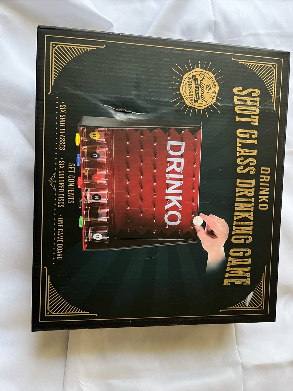 Drinko Shot Glass Drinking Game - Black & Red